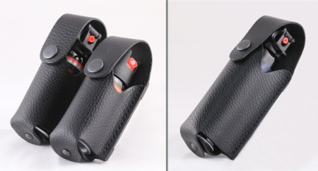 Чехол для ношения (для газового баллончика), черный, кожа, 65 мл - интернет магазин Полигон