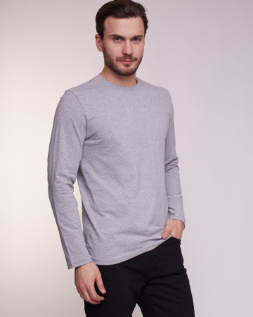 Футболка Classic/Premium Меланж д/р - интернет магазин Полигон