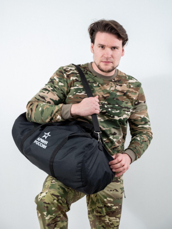 Сумка-туба "Армия России", черный - интернет магазин Полигон