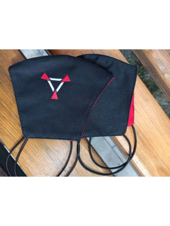 Маска защитная Полигон, черный - интернет магазин Полигон