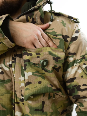 Куртка Сибирь с подкладом, мультикам, rip-stop (рипстоп) - интернет магазин Полигон