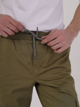 Брюки Джогеры NESET арт.688, Цвет Олива, Производство Турция - интернет магазин Полигон