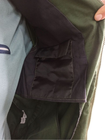 Китель Офисный зеленый, ткань рип-стоп, длинный рукав - интернет магазин Полигон