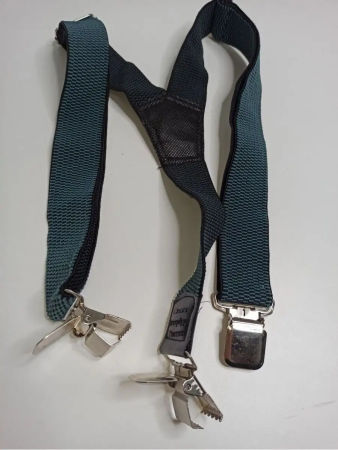 Подтяжки офисные, бирюзовый 40 мм - интернет магазин Полигон