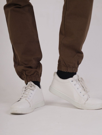 Брюки Джогеры артикул 681 Турция, NESET коричневый - интернет магазин Полигон