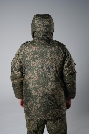 Куртка зимняя Полевая, ткань рип-стоп, цвет Зеленая цифра - интернет магазин Полигон