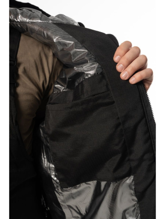 Костюм зимний Горка 8, цвет Черный, ткань рип-стоп - интернет магазин Полигон