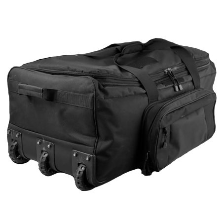 Сумка тактическая транспортировочная на колесиках СКАРБ, цв. Чёрный - интернет магазин Полигон
