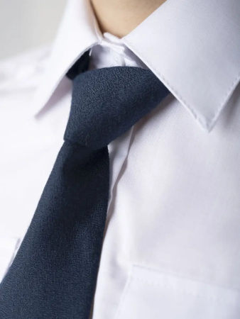 Галстук-регат простой ФСИН, серо-синий - интернет магазин Полигон