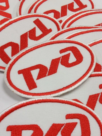 Шеврон вышитый РЖД, белый - интернет магазин Полигон