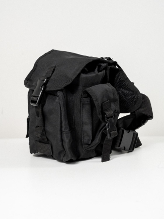 Сумка на бедро, черный - интернет магазин Полигон