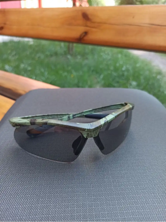 Защитные очки UV 400 в оправе №11, камуфляж - интернет магазин Полигон