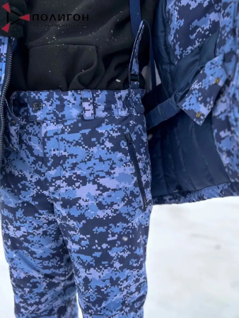 Костюм Росгвардия, синий, зима - интернет магазин Полигон