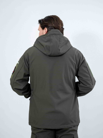 Костюм демисезонный (софтшелл/флис) цвет Хаки - интернет магазин Полигон