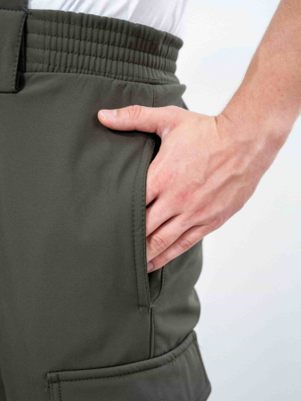 Костюм демисезонный (софтшелл/флис) цвет Хаки - интернет магазин Полигон